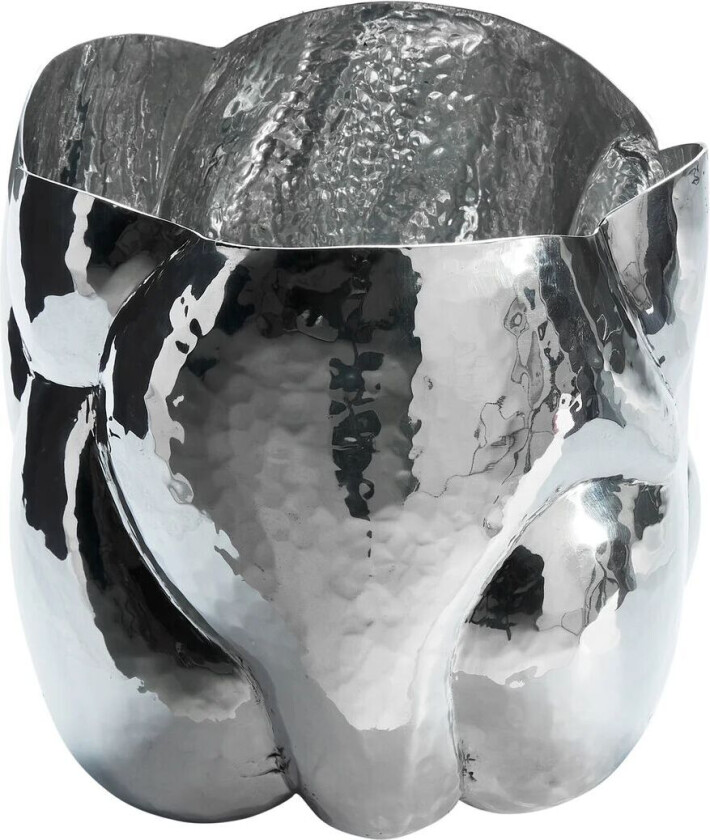 Cloud vase lav Sølv