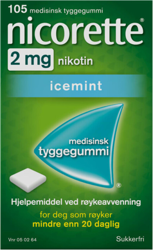 Nicorette Icemint 2mg 105stk