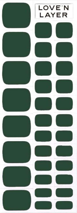 Bilde av Solid Toe Layers Forest Green