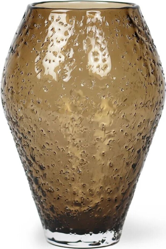 Ro Collection Crushed glassvase small Sepia brown