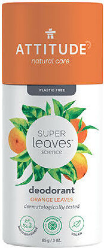 Attitude Super Leaves Deodorant Orange Leaves - 85 g