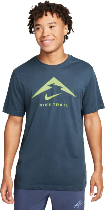 Dri-Fit Trail Running T-Shirt Herre Thunder Blue