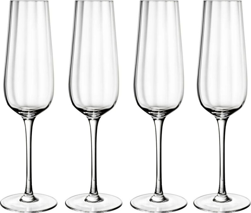 Rose Garden champagneglass 4-pakning 29 cl Klar ​