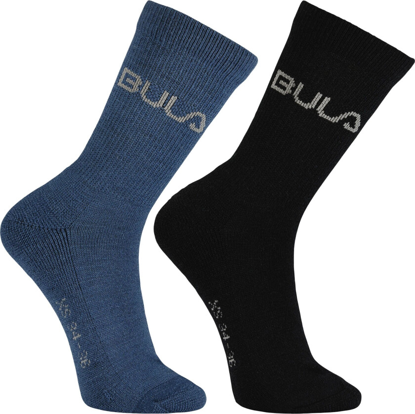 Bula PK Wool Sock, ullsokker Junior Denim