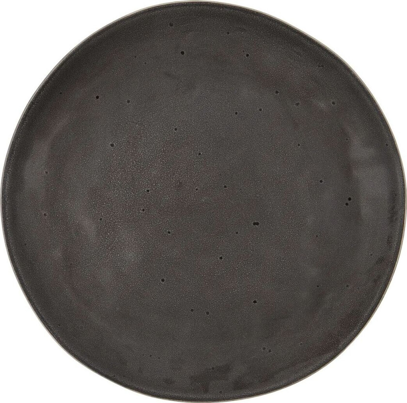 Rustic middagstallerken Ø 27, 5 cm Mørkegrå