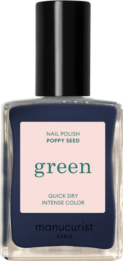 Green Nail Polish Poppy Seed