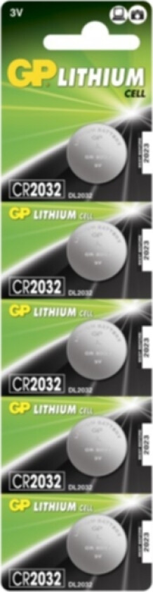 GP CR 2032-C1 - (5-pakk)