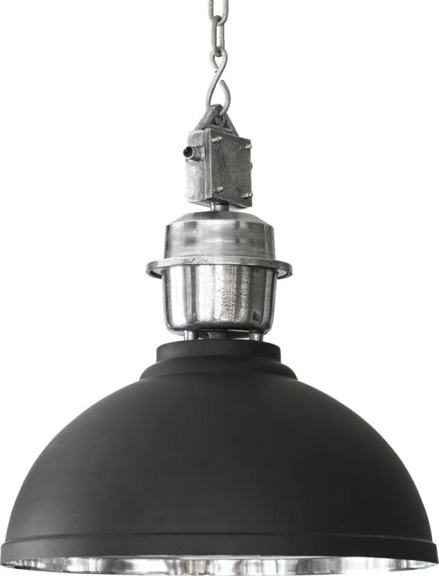 Manchester taklampe Ø52 cm Svart-sølv