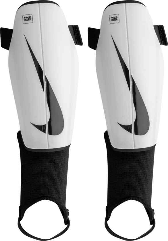 Charge Guard, leggskinn, junior WHITE/BLACK/BLACK