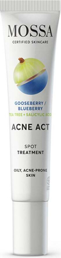 MOSSA ACNE ACT Spot Treatment, 10 ml MOSSA Ansiktsrengjøring