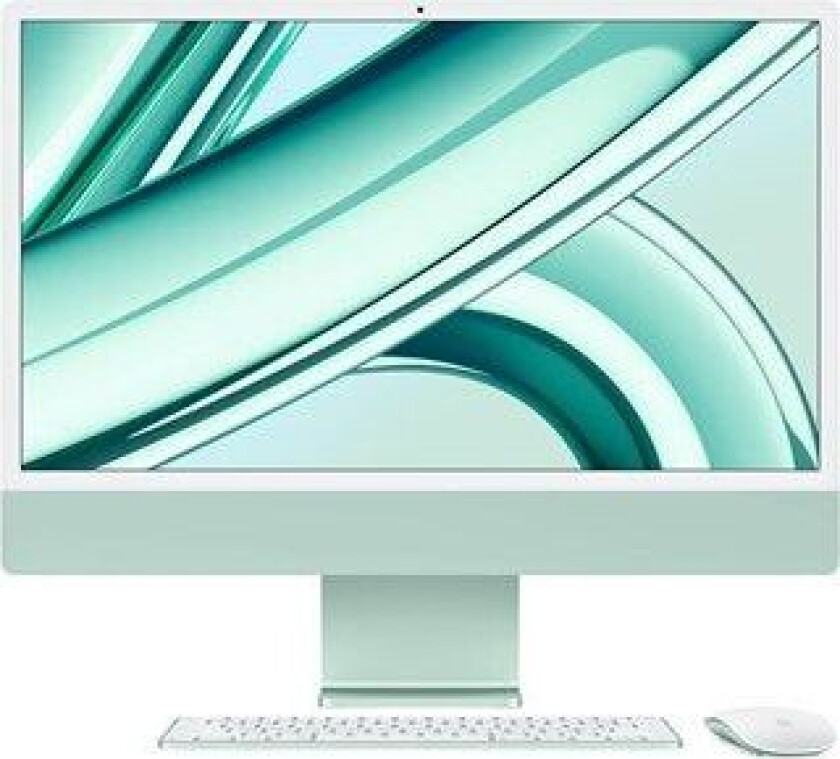 24-inch iMac with Retina 4.5K display:  M3 chip with 8‑core CPU and 10‑core GPU, 256GB SSD - Green