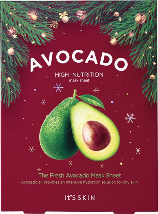 The Fresh Avocado Masks, 5 st  Ansiktsmaske