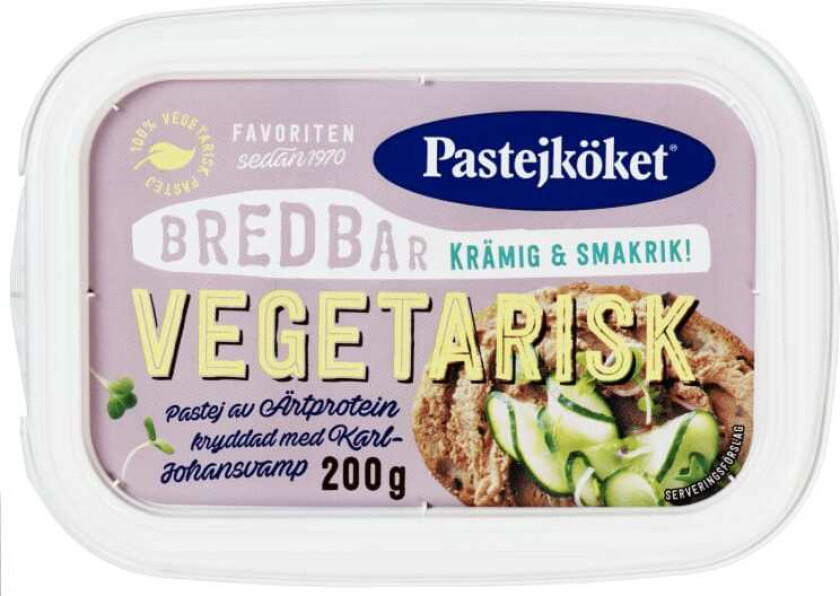 Vegetarpostei m/Steinsopp 200g