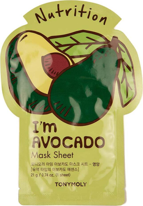 I Am Avocado Mask Sheet,   Ansiktsmaske