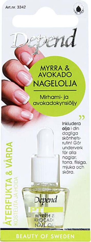 Myrrh & Avocado Nail Oil, Neglebånd