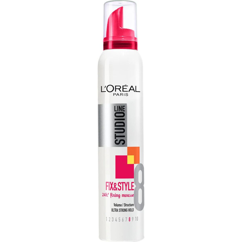 Studio Line Fix & Style Fixing Mousse Ultra Strong, 200 ml  Hårstyling