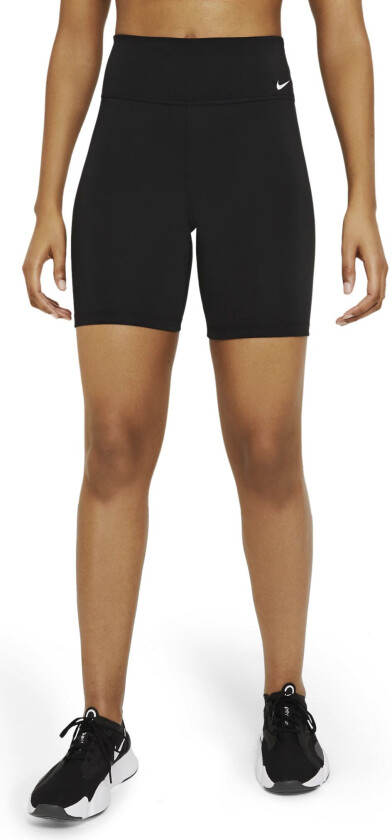 One Dri-FIT Mr 7in Short Plus, shorts dame BLACK/WHITE