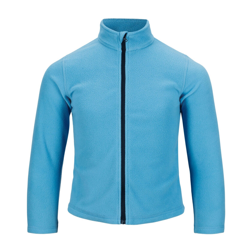 Basic Full Zip Fleece, fleecejakke barn FRESH BLUE