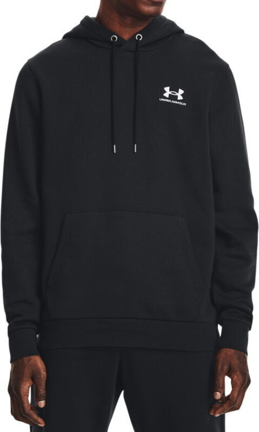 Men's UA Essential Fleece Hoodie S, Black
