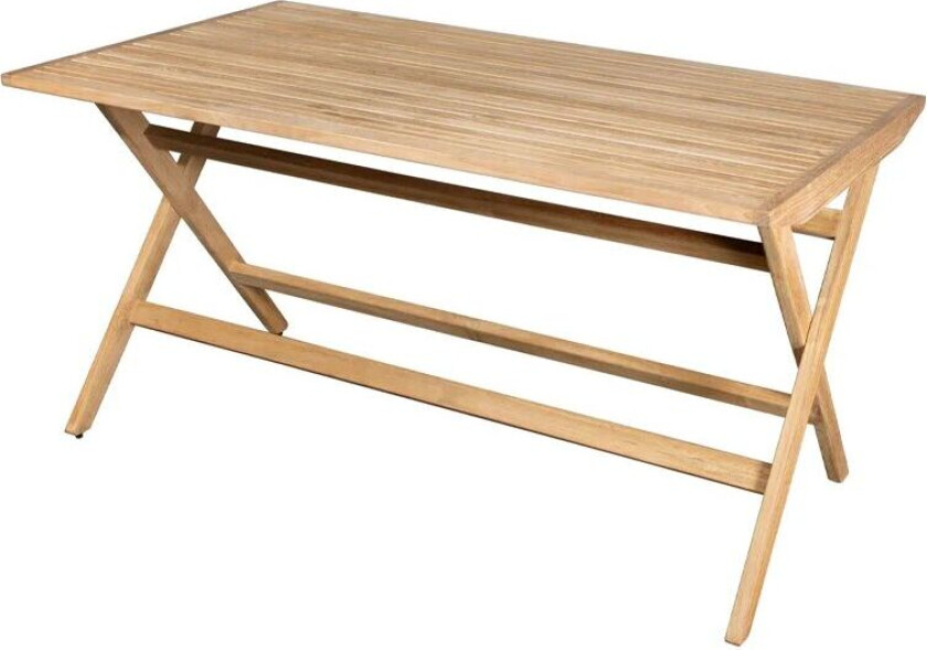 Flip klappbord 140x80x72,5 cm Teak