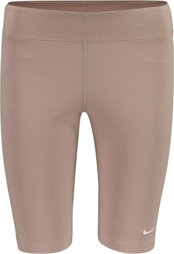Essential Mid-Rise Biker Shorts, biker shorts, dame DIFFUSED TAUPE/WHITE