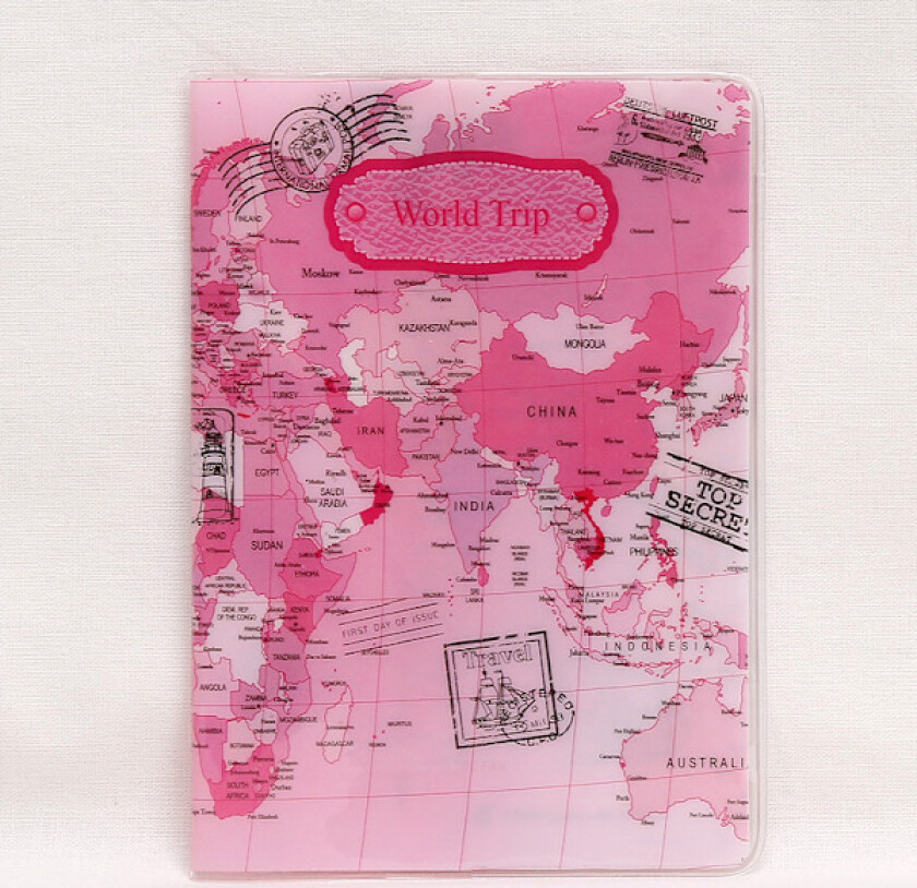 Passbeskyttende veske, Rose og ID-kort Reiseveske Beskyttende