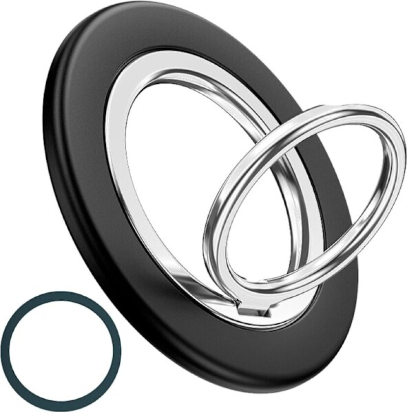 Magnetisk Ringholder, Smarttelefon Ringstativ for iPhone 16/15/14 Pro Max, 12/13 Pro Max Mini