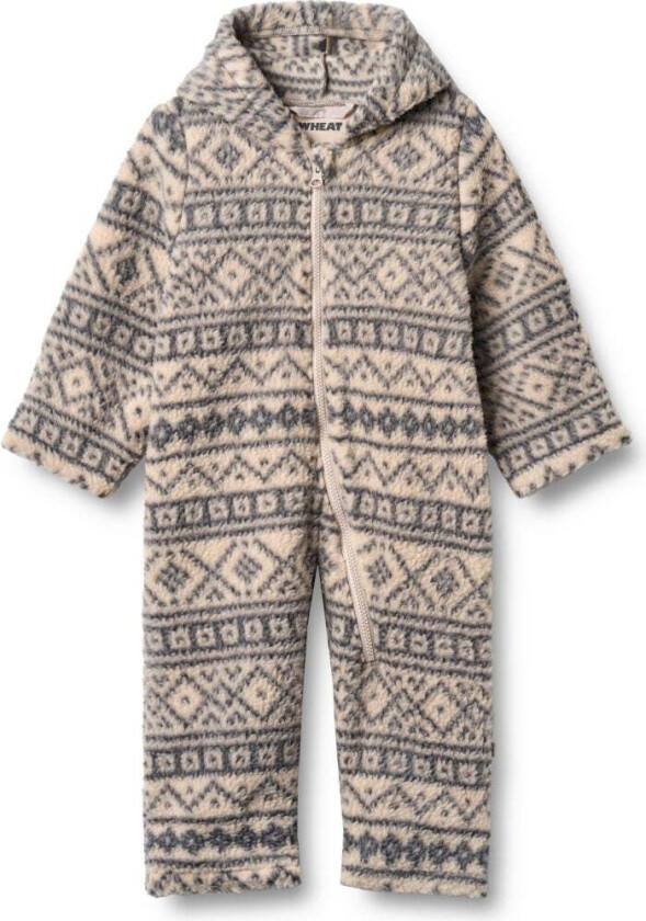 Allo Fleecedress, Warm Sand Jaquard, 68 - Fleecedresser - Polyester