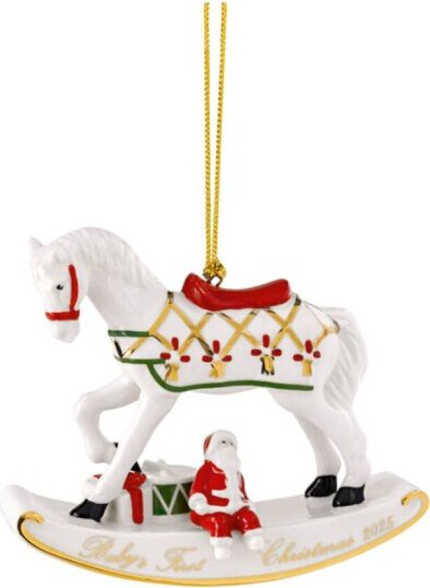 Christmas Classic juletrepynt gyngehest 9 cm