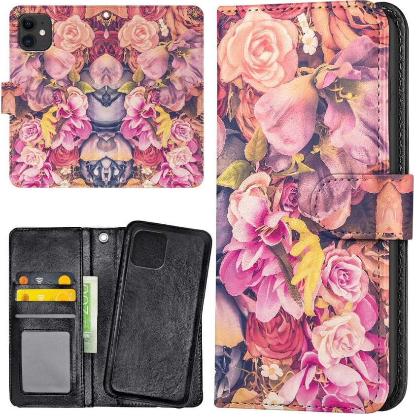 iPhone 12 Mini - Lommebok Deksel Roser