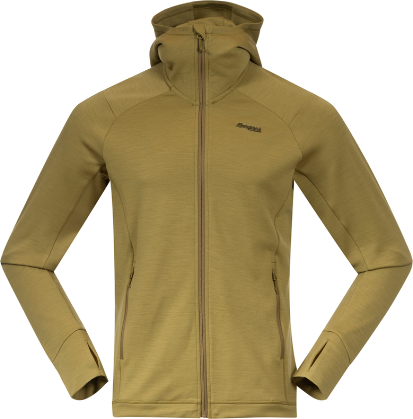 Men's Ulstein Wool Hood Jacket (2022) S, Olive Green