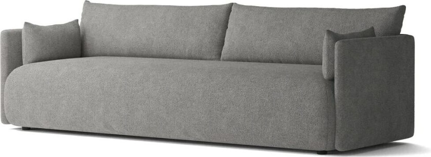 Offset sofa 3-seters Audo Bouclé 16 Dark grey