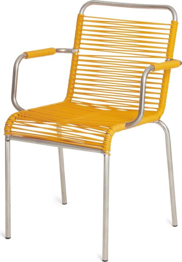 Mya karmstol aluminium Yellow