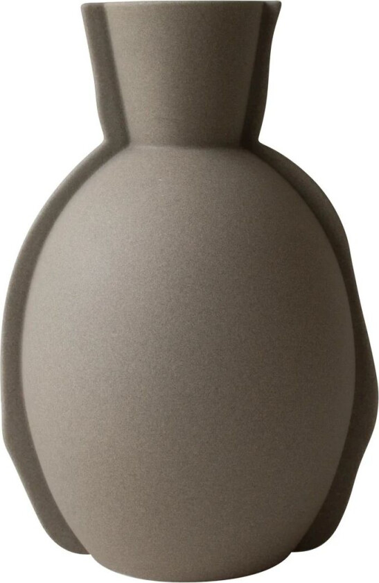 Edge vase H30 cm Taupe