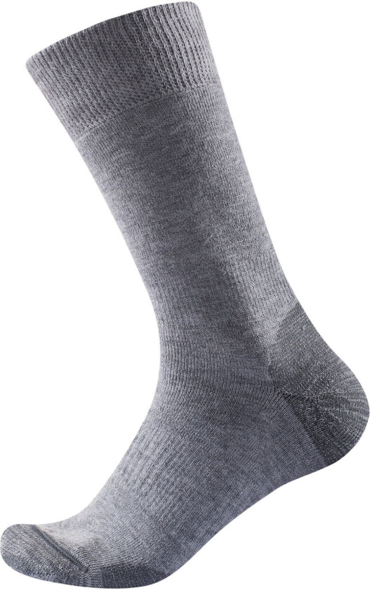 Multi Heavy Sock Dame A/Dark Grey 38-40