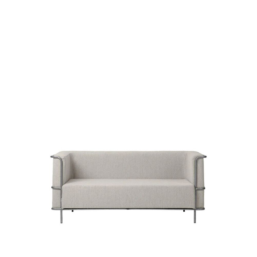 Modernist 2-seters sofa Tekstil orsetto col. 01/2 beige