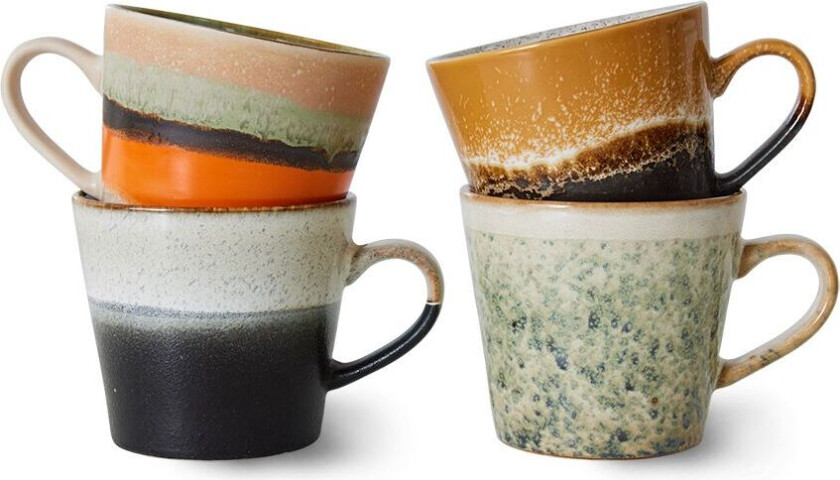 70's cappuccinokopp 4-pk Verve