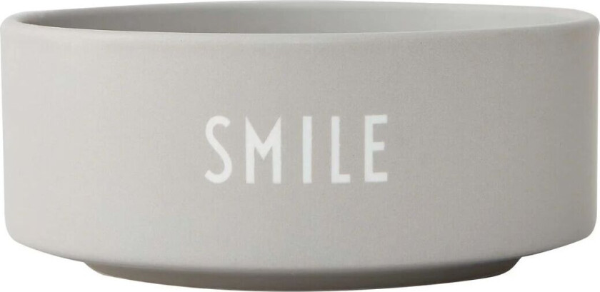 snackskål Ø12 cm Smile-grey