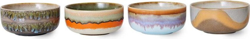 70's dessertskål 4-pk Reef