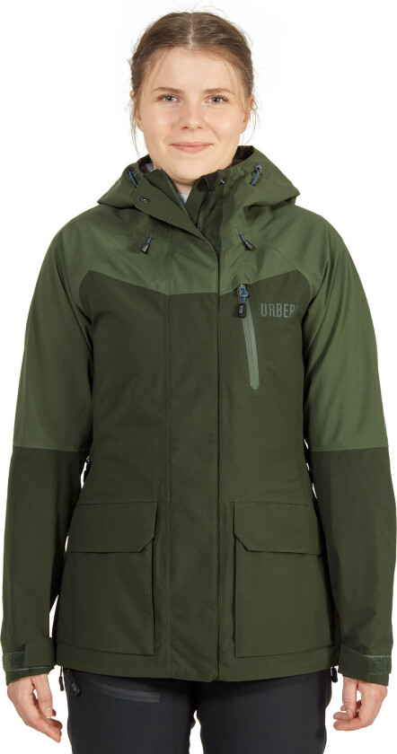 Bergsøya 3L Jacket Wmn S, Kombu Green