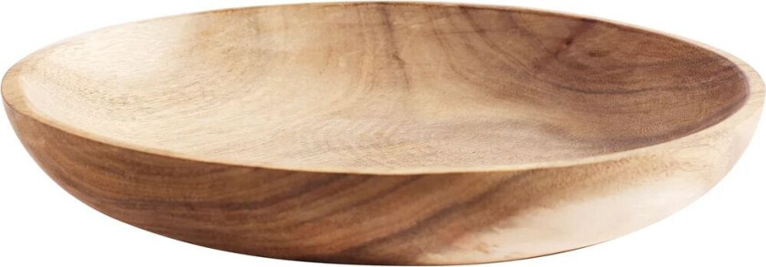 teak tallerken 18 cm Natur