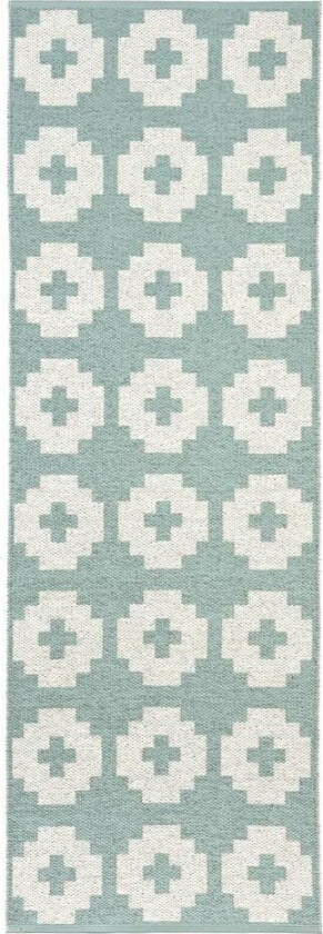 Flower gulvteppe lagoon 70x300 cm