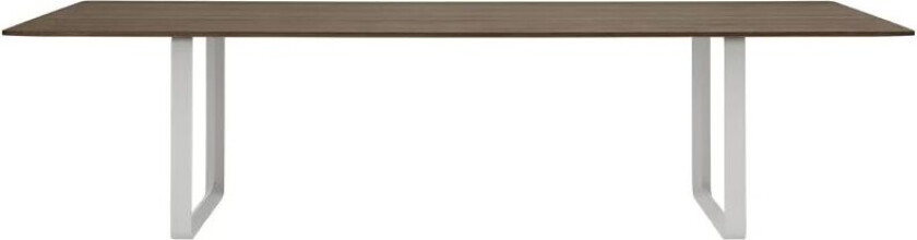 Bilde av 70/70 spisebord 295 x 108 cm Solid smoked oak-Grey