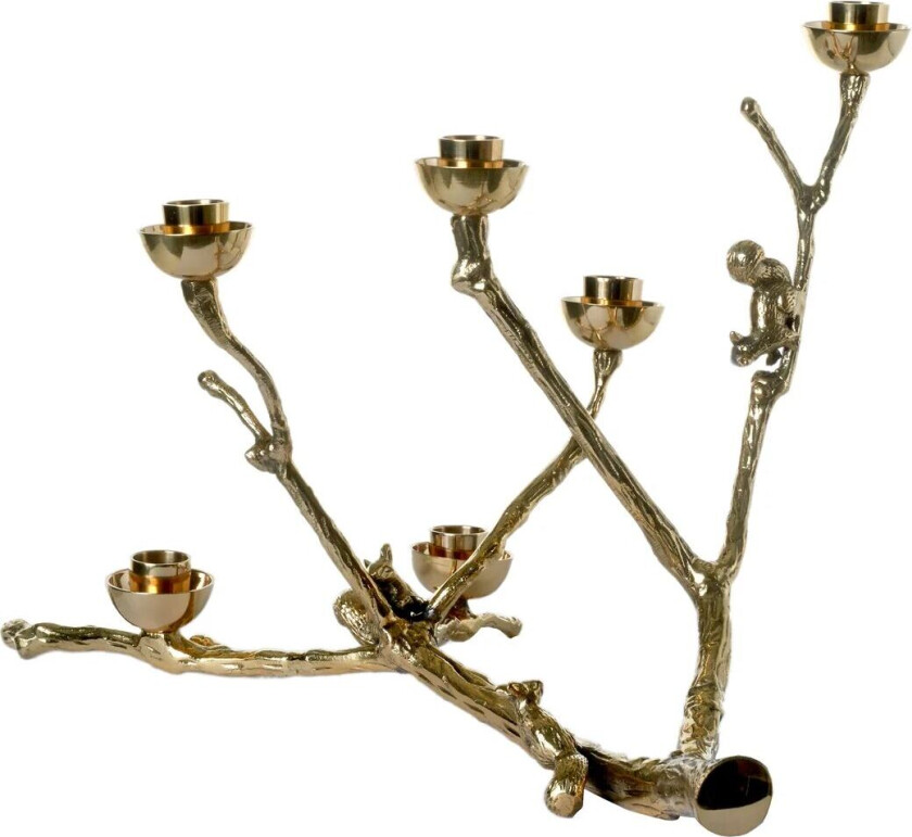 Twiggy ekorn lysestake 30 cm Gull