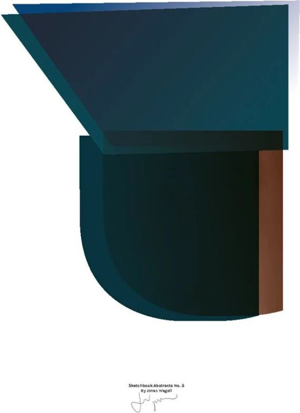 Sketchbook Abstract 03 poster 30x40 cm