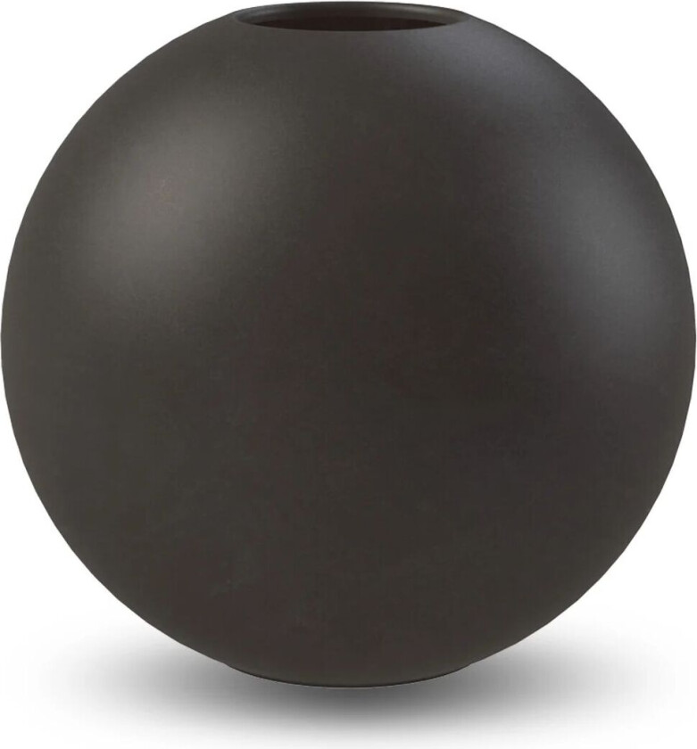 Ball vase black 30 cm