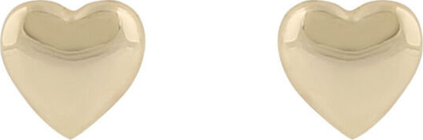 Snö Of Sweden Brooklyn Heart Earring Plain Gold Onesize
