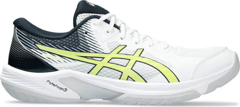 Asics Gel-Beyond 7, hallsko, herre White/glow Yellow