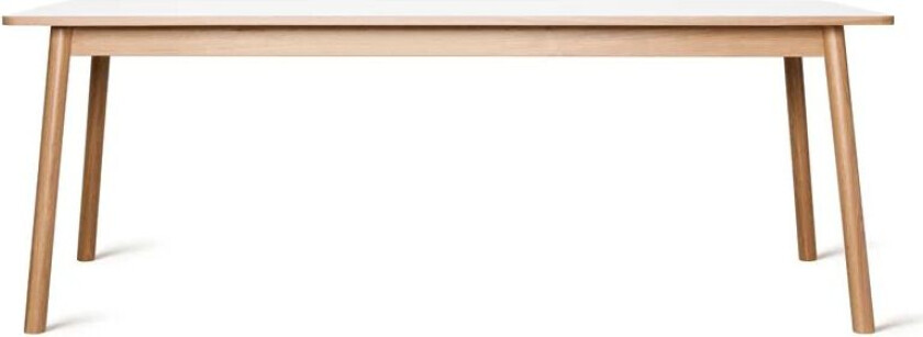Dino 200 spisebord Hvit, eikestativ, new