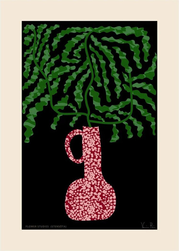 Flower Studies 03 (Stensöta) plakat 30 x 40 cm